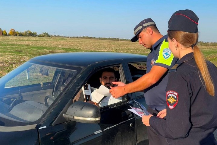 В Гиагинском районе провели профмероприятие «Встречная полоса»