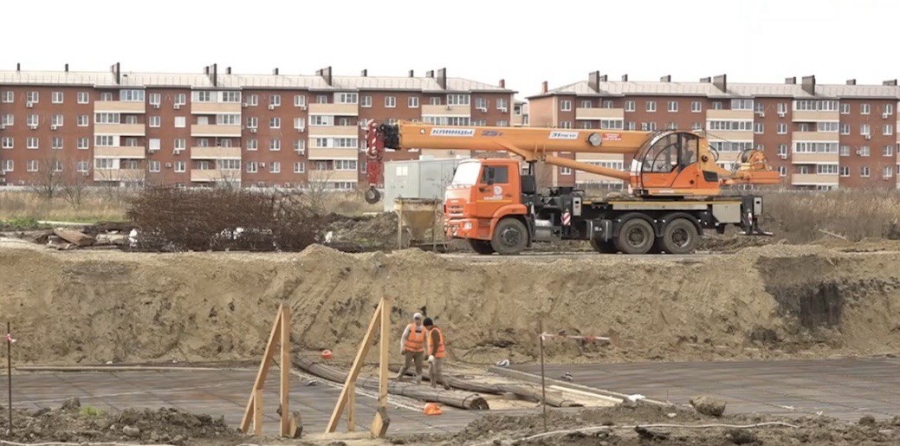 В ауле Новая Адыгея Тахтамукайского района началось строительство детского сада