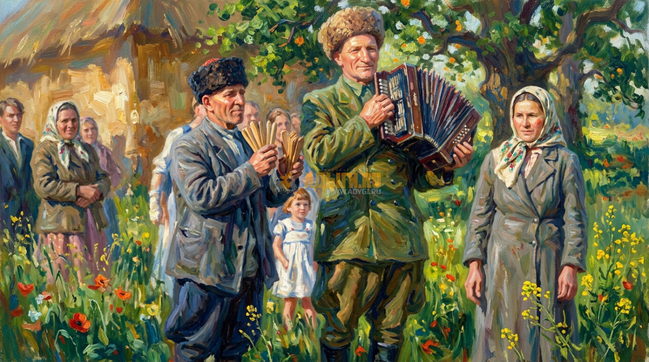 Псыхагъэ (плач в воду)-это обрядовая мелодия которая исполняется на Къамыле (продольная черкесская флейта)