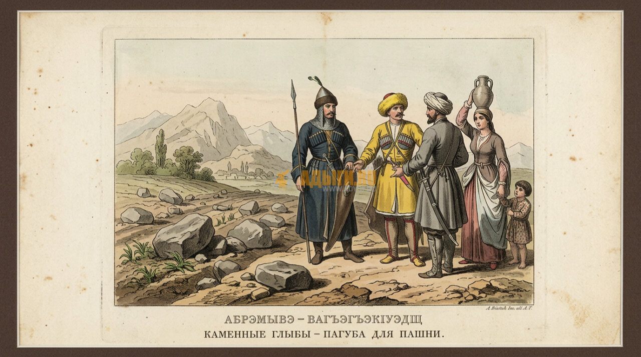 Абрэмывэ – вагъэгъэкIуэдщ – Каменные глыбы – пагуба для пашни